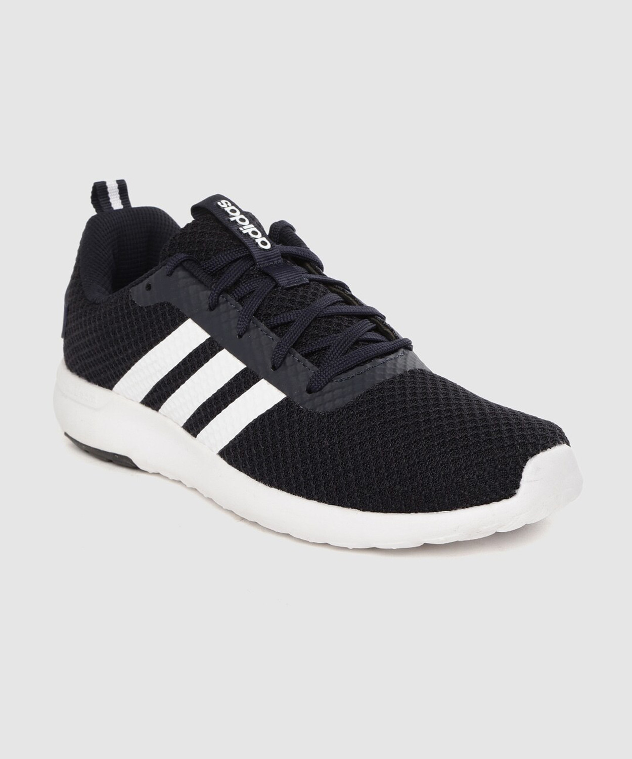 Image of ADIDAS Men Navy Blue Woven Design Dubbers Running Shoes Running Shoes For Men