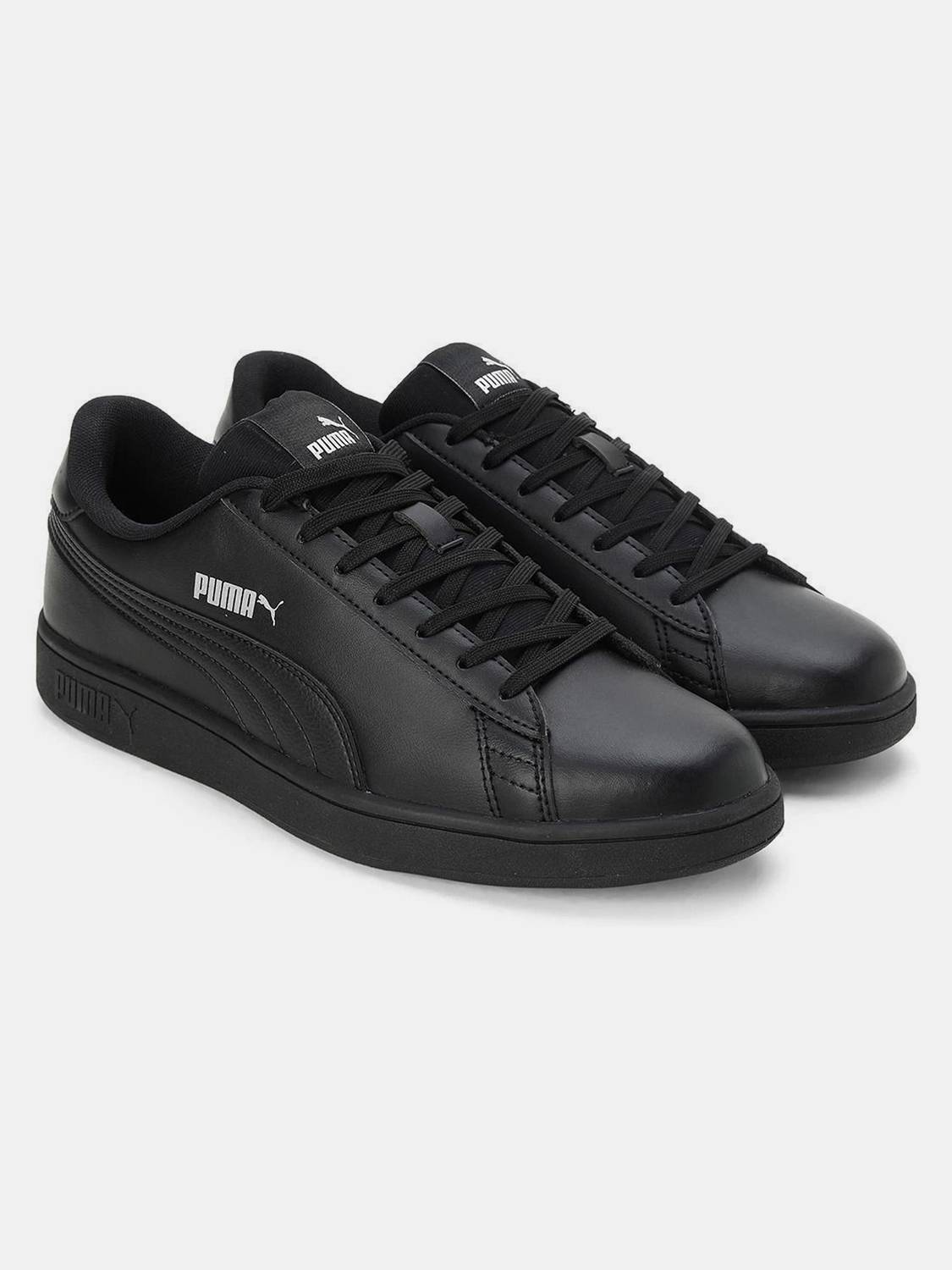 PUMA Smashic Black Men's Sneakers - Image 2