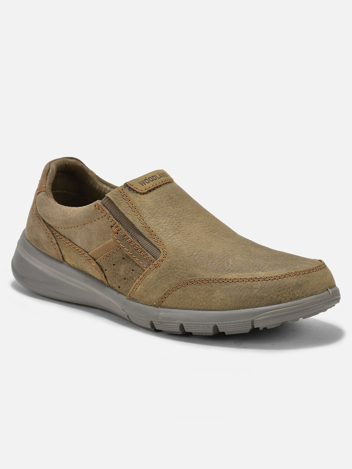 Image of WOODLAND Slip On Lightweight Comfortable Easy Wear Casuals For Men