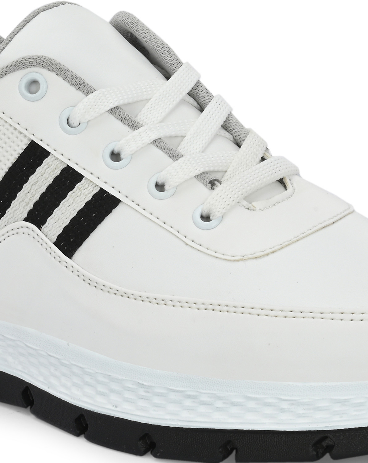 Image of Roadster Men White Running Casual Training Sports Shoes Running Shoes For Men (White, 8)