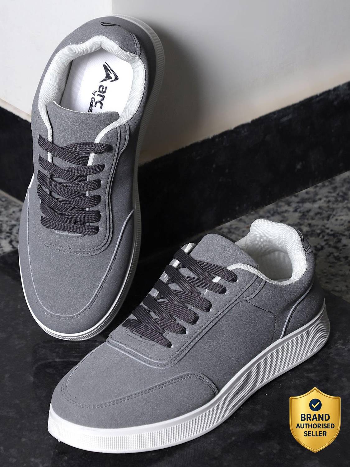 GOLDSTAR ARC Men's Gray Sneakers - Image 1