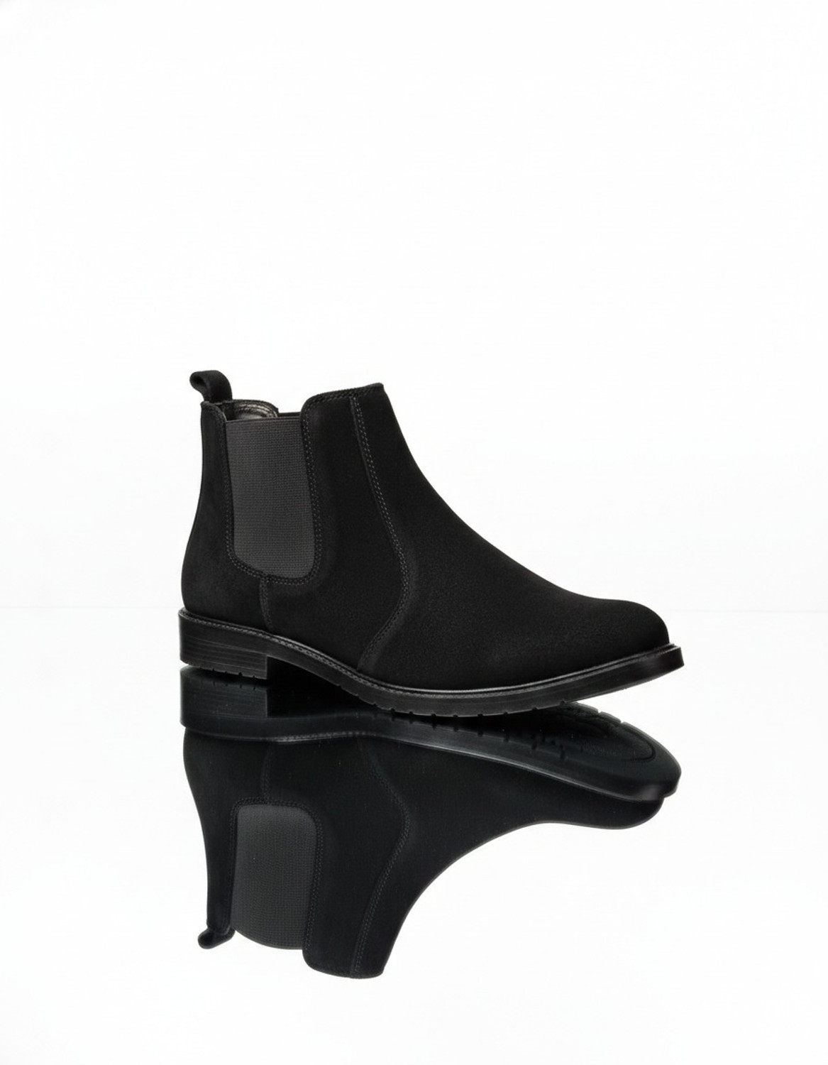 Image of Marcino Red leven Suide Leather Walking Outdoor Slip On Chelsea Boots Boots For Men