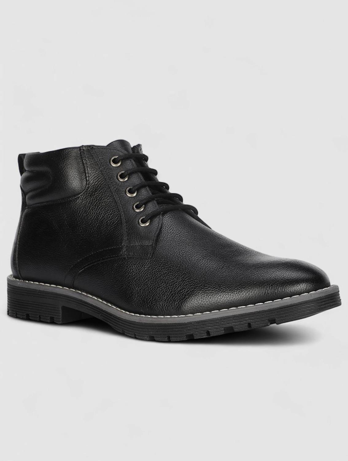 Bata KNOX LEATHER Boots For Men Black - Image 1