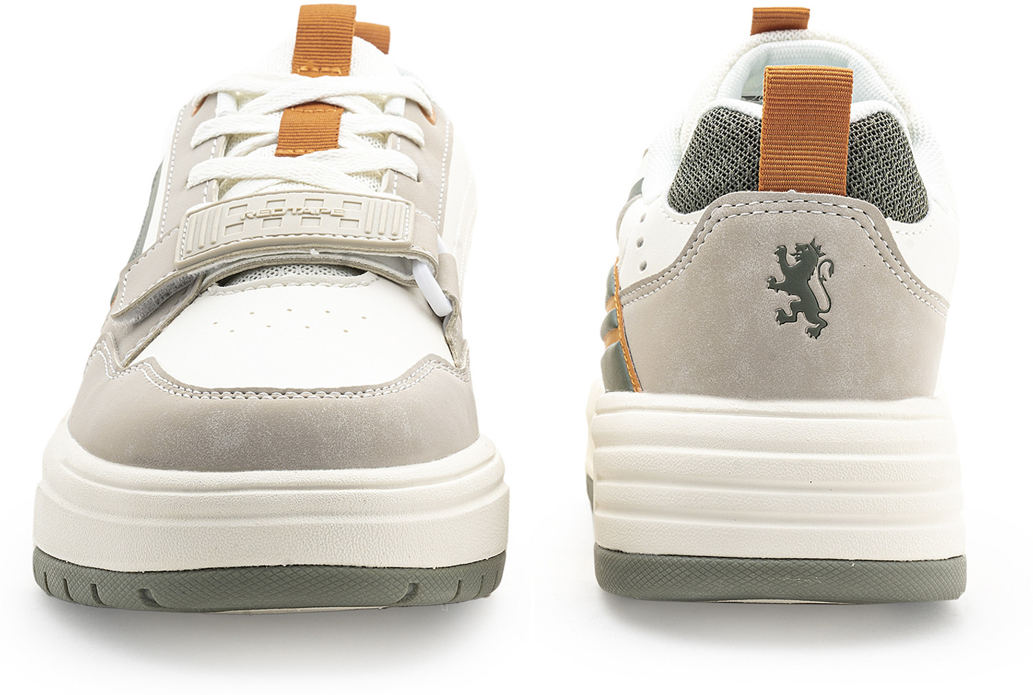 Image of RED TAPE Low Cut Lifestyle Sneakers for Men in Beige Orange | Lifestyle Sneakers Sneakers For Men