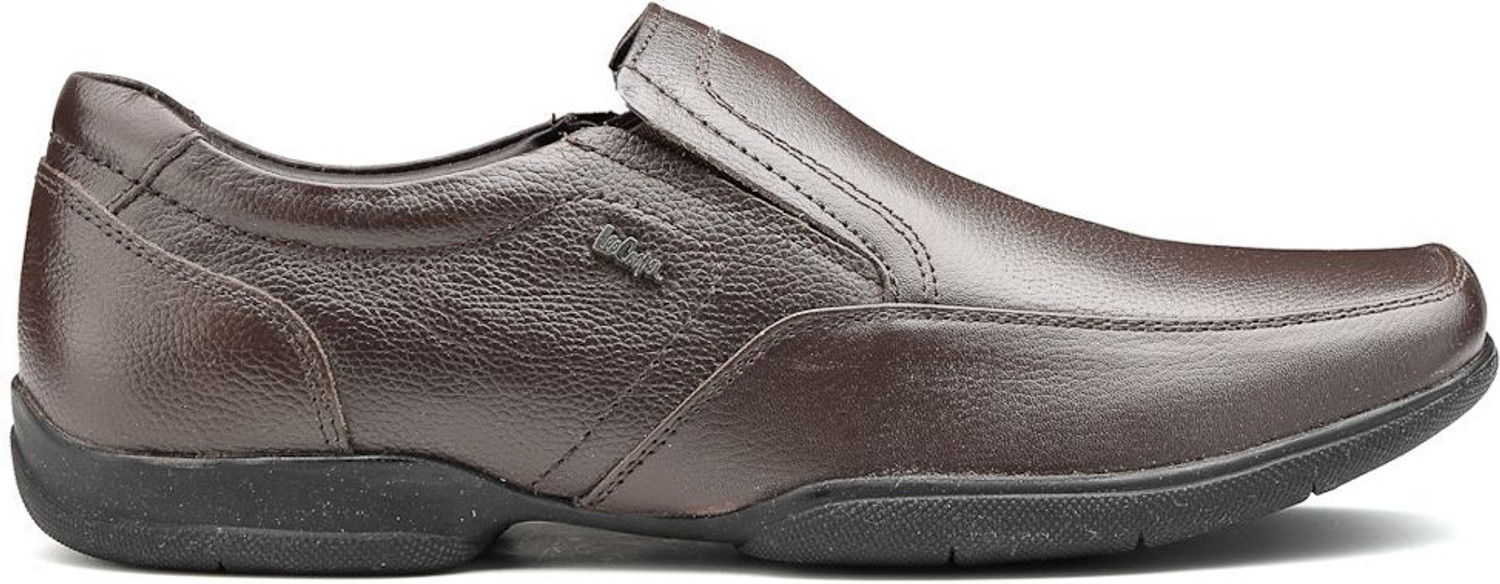 Image of LEE COOPER Leather Slip-On Lightweight Comfort Trendy Premium Office /Party Slip On For Men