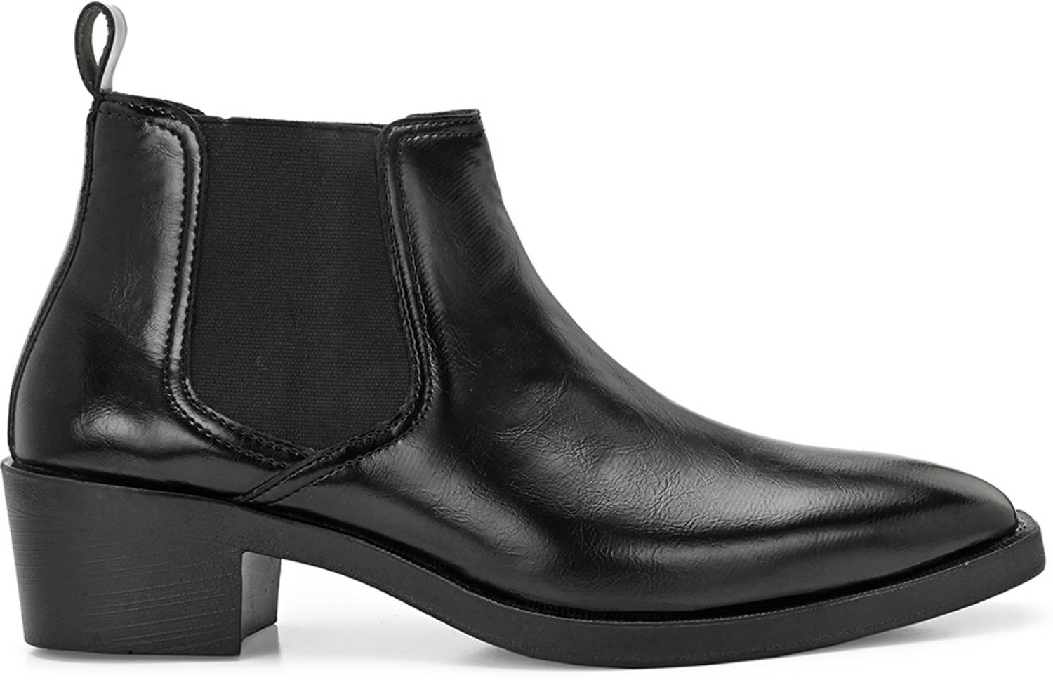 Roadster Men's Black Boots - Image 4