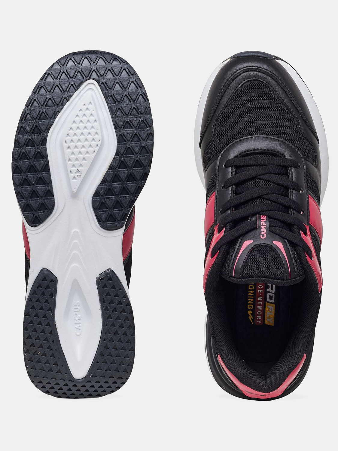 Image of CAMPUS NIGMA Women's Sports Shoes | Enhanced Grip | NitroFly Tech| Lace-Up Running Shoes For Women