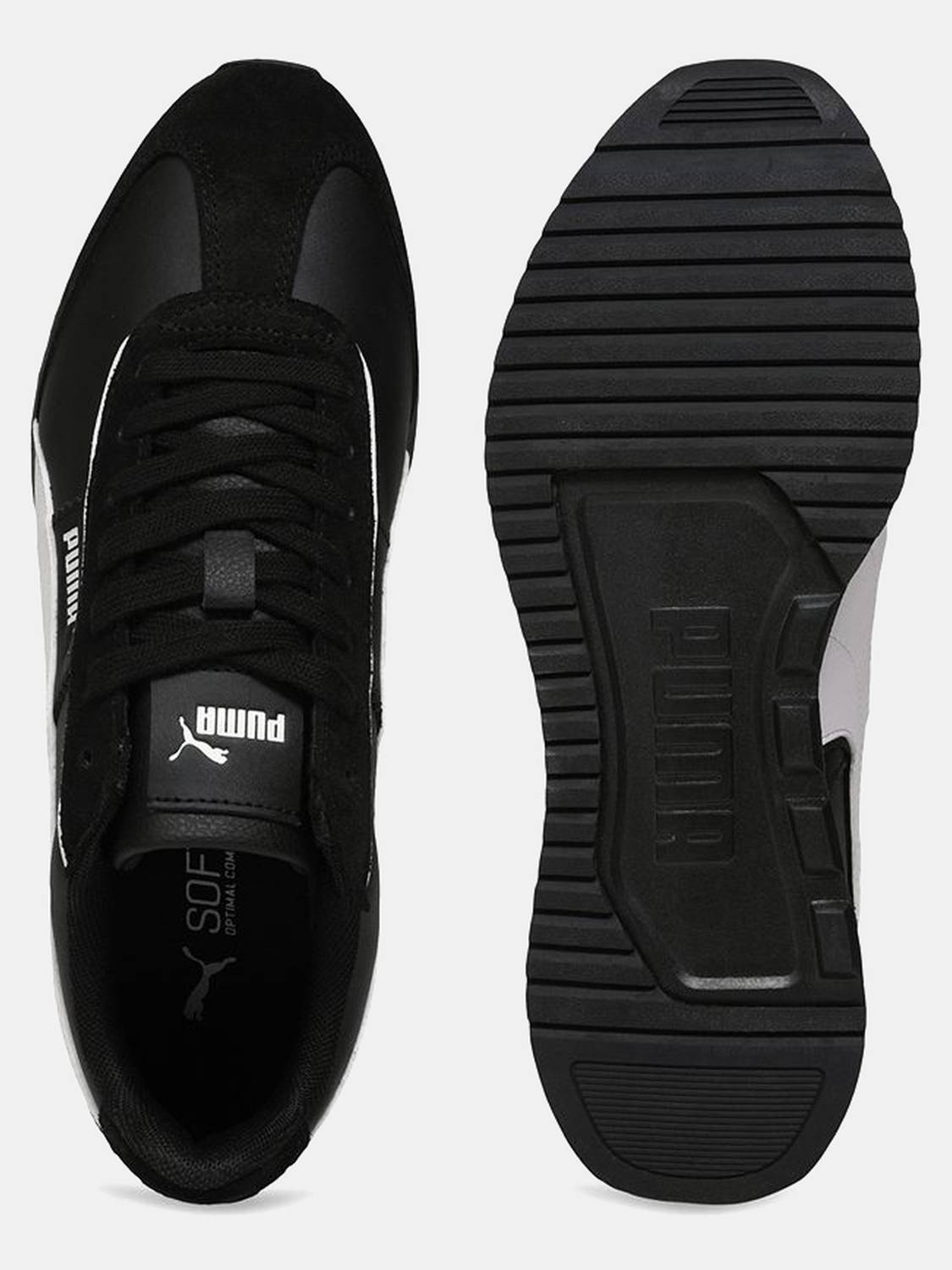 PUMA R78 Retro Sneakers For Men Black - Image 5