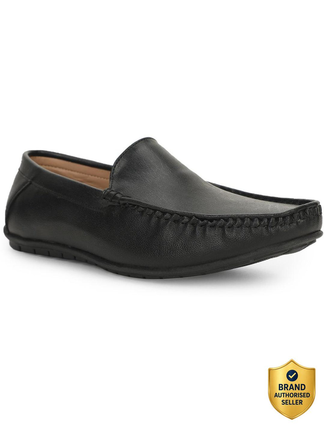 Image of Bata 8516: BEN PLAIN E Black Loafer Slip-On Casual Shoes for Men Casuals For Men