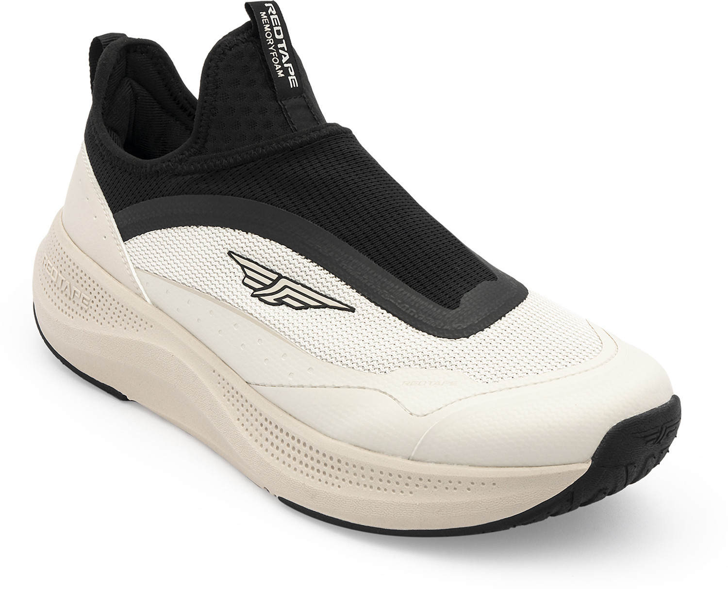 Image of RED TAPE Low Cut Walking Slip-On for Men in Beige | Walking Slip-On Walking Shoes For Men