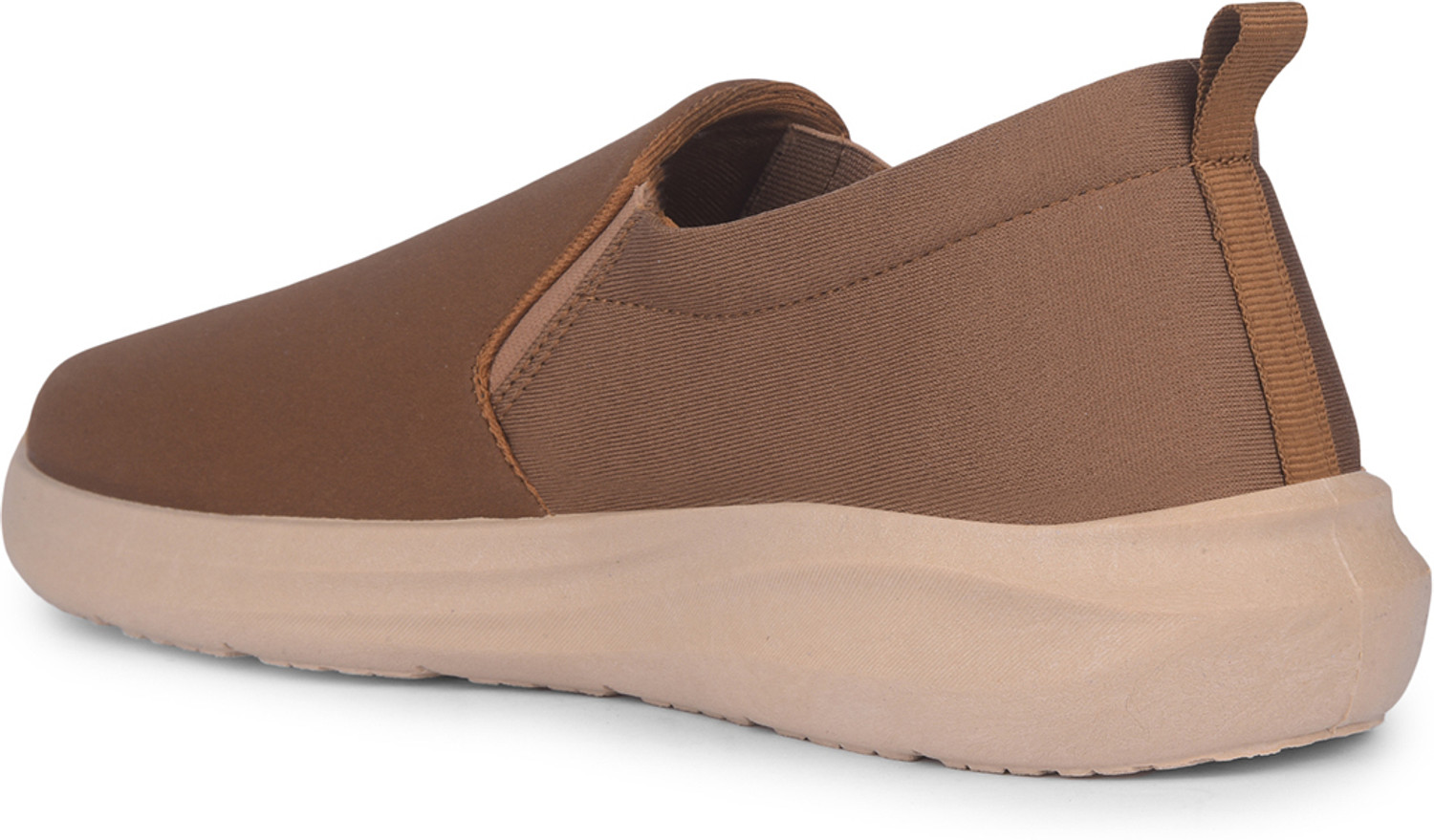 Image of Bata Men Classic Casual Slip On Shoes Everyday Comfort Slip On Sneakers For Men (Tan, 8)