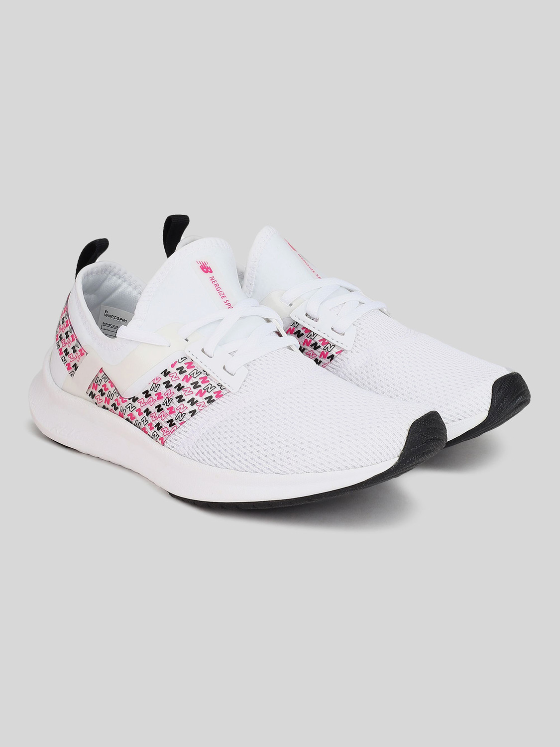 Image of New Balance NERGIZE Running Shoes For Women (White, 6)