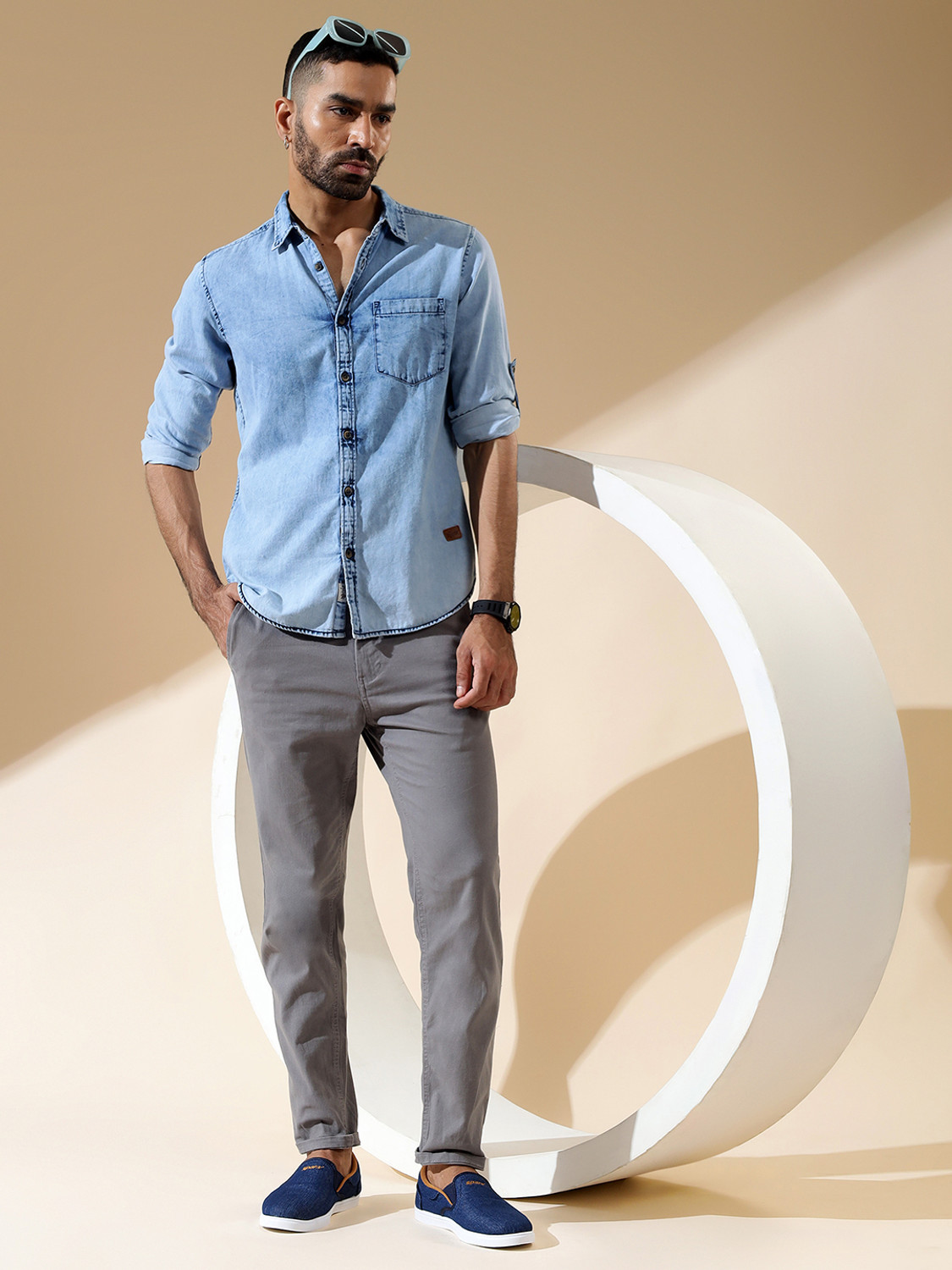 Image of Sparx SM 402 | Stylish, Comfortable | Slip On Sneakers For Men