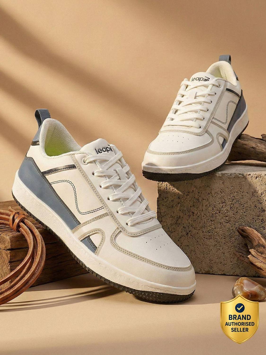 LIBERTY Men's White Sneakers - Image 1