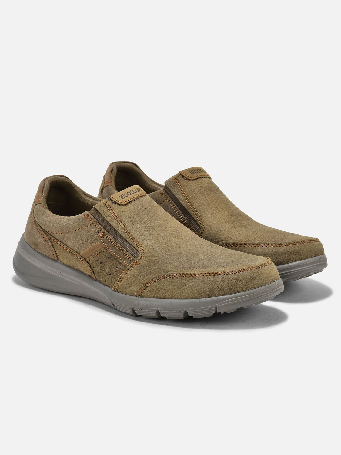 Image of WOODLAND Slip On Lightweight Comfortable Easy Wear Casuals For Men