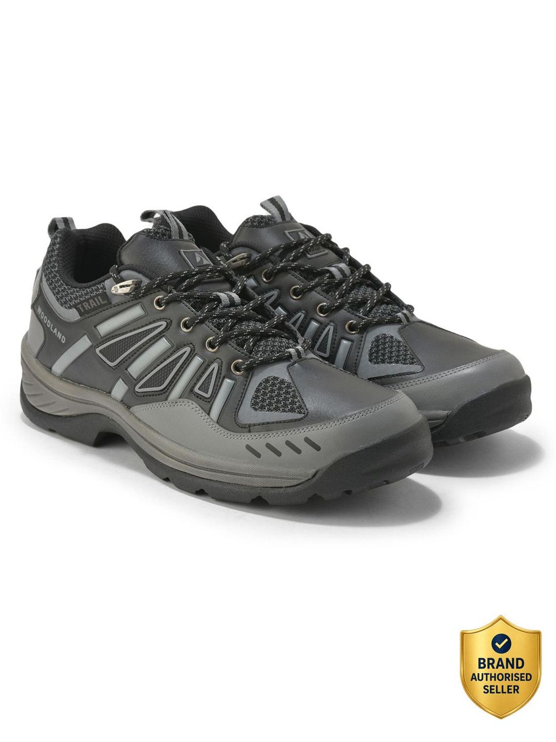 Image of WOODLAND Outdoor Trekking Lightweight Breathable Durable Hiking & Trekking Shoes For Men