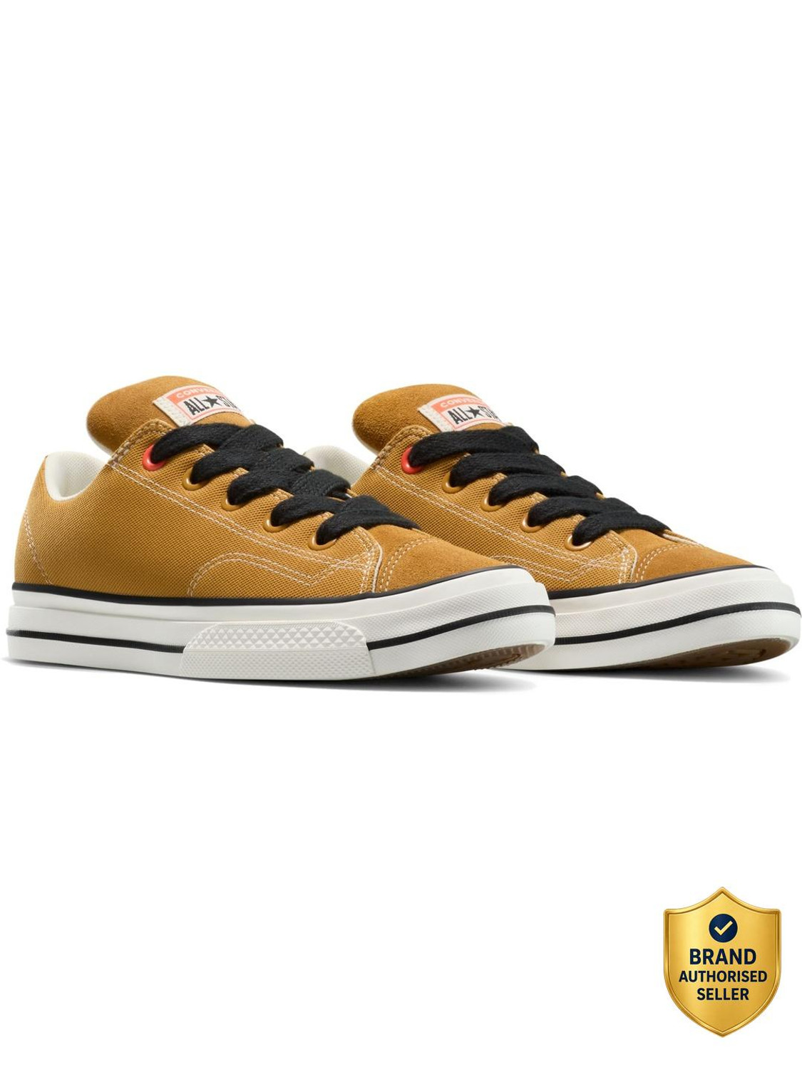 Image of Converse Chuck Taylor Puff Low Top Polyester Casuals For Unisex (Yellow, 11)