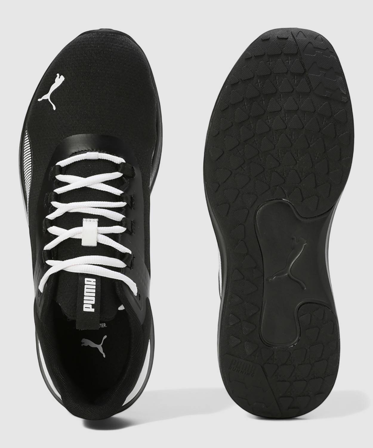 PUMA RapidFlow V1 Running Shoes for Men - Black - Image 4
