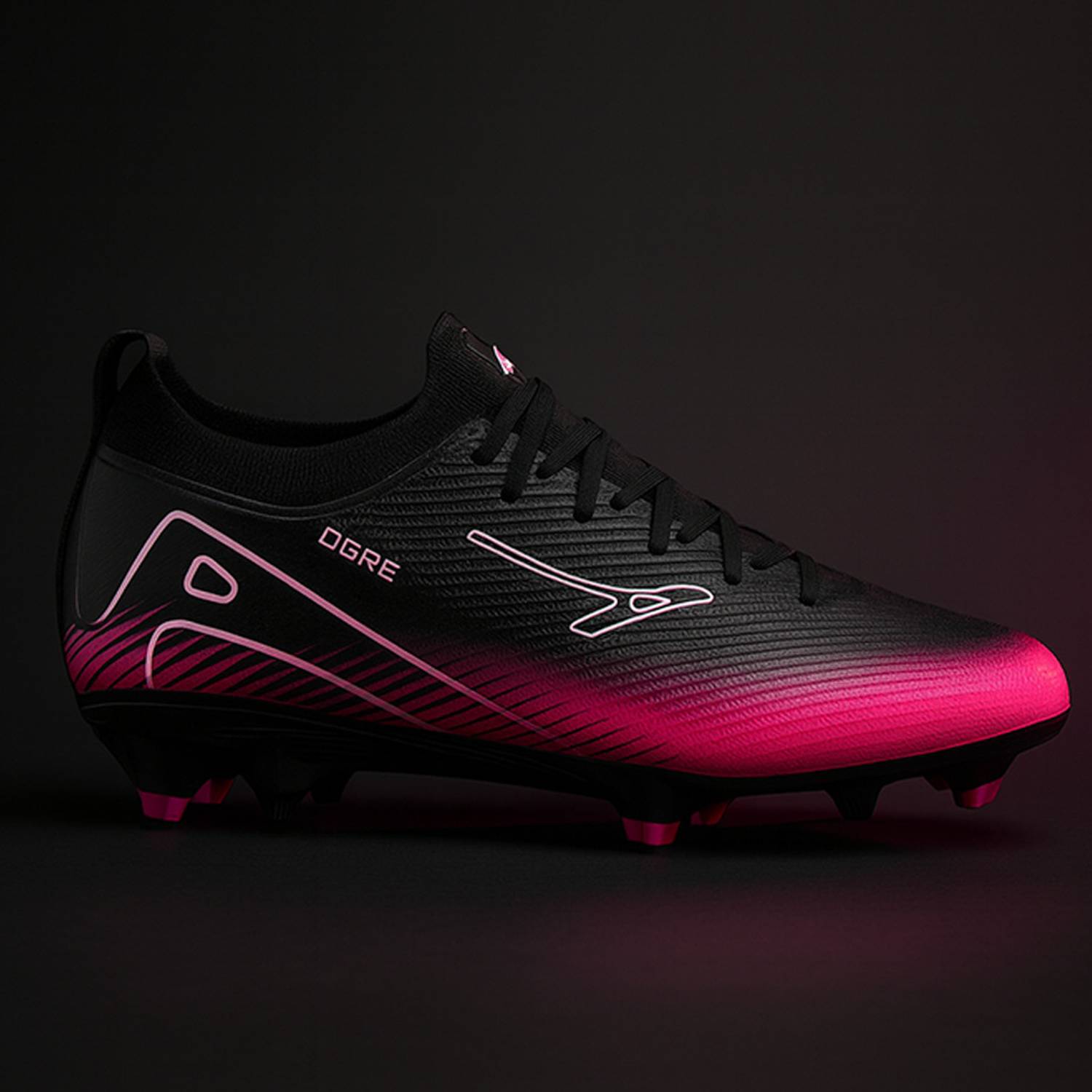 ANZA Football Shoes For Men Black - Image 2
