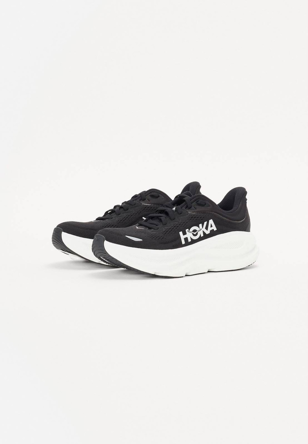 Image of HOKA BONDI 9 Sneakers For Unisex (Black, 10)