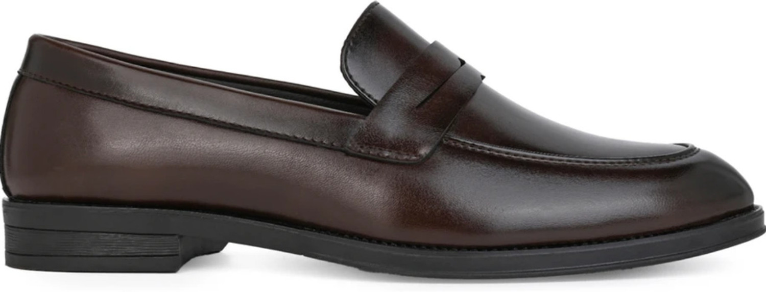 Image of ZENIN Men's Brown slip On / Comfortable Premium Formal shoes / Loafers For Men