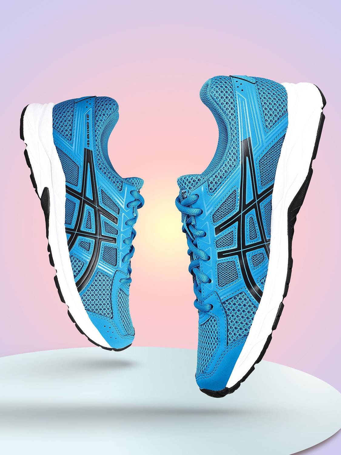 Asics GEL-CONTEND 4B+ Men Blue Running Shoes