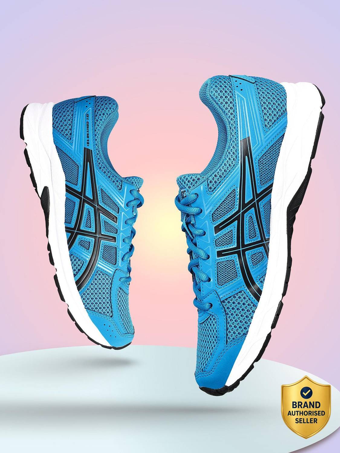 Asics GEL-CONTEND 4B+ Men's Blue Running Shoes - Image 1