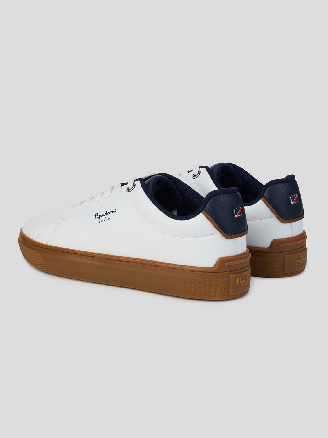 Image of Pepe Jeans Sneakers For Men (Red, White, 8)