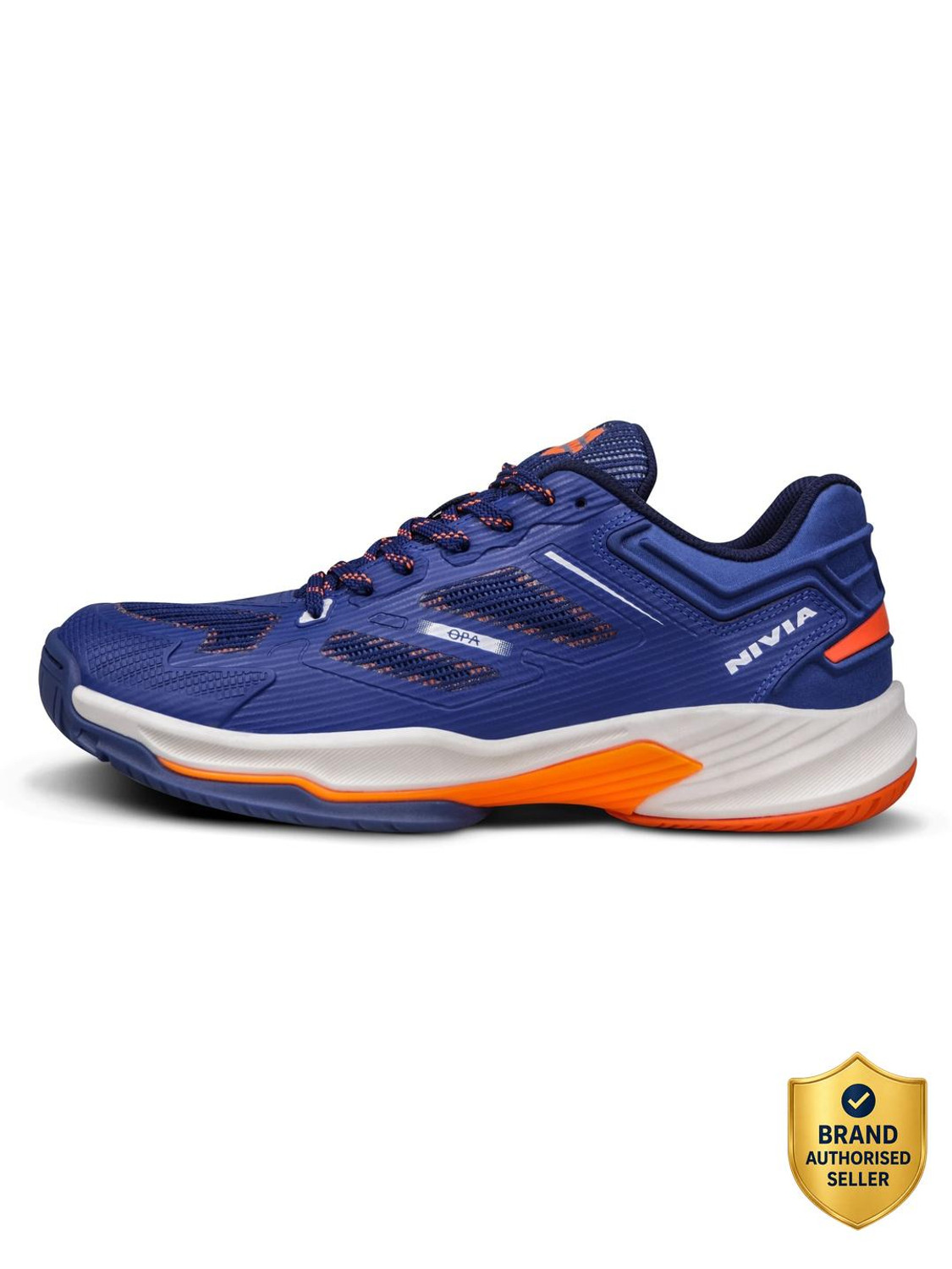 Image of NIVIA Mid Court, Flexipro Sole Technology, Dual Layer Cushioning, Tennis Shoes For Men