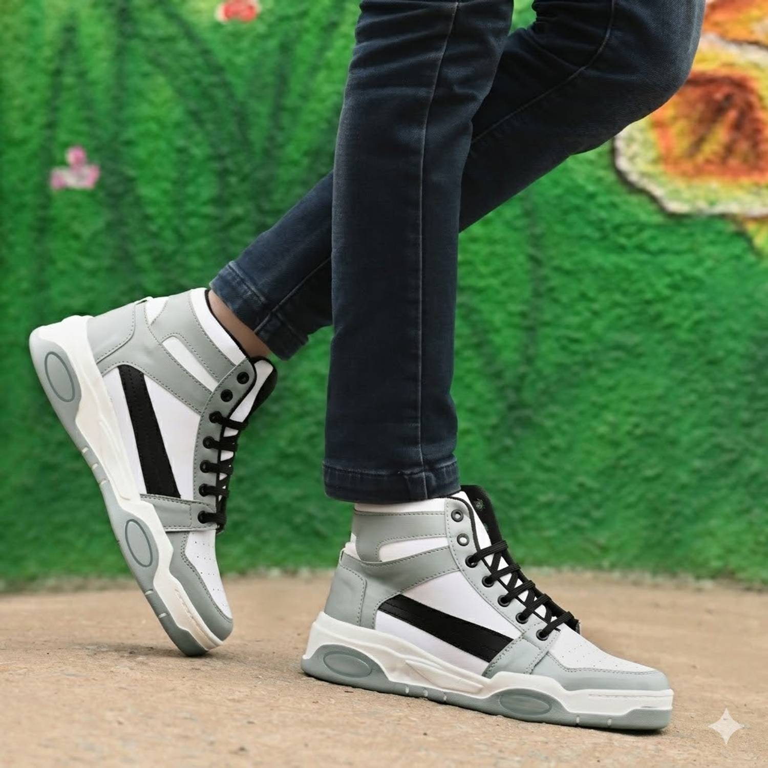 overstar High-Top Casual Sneakers - Image 2