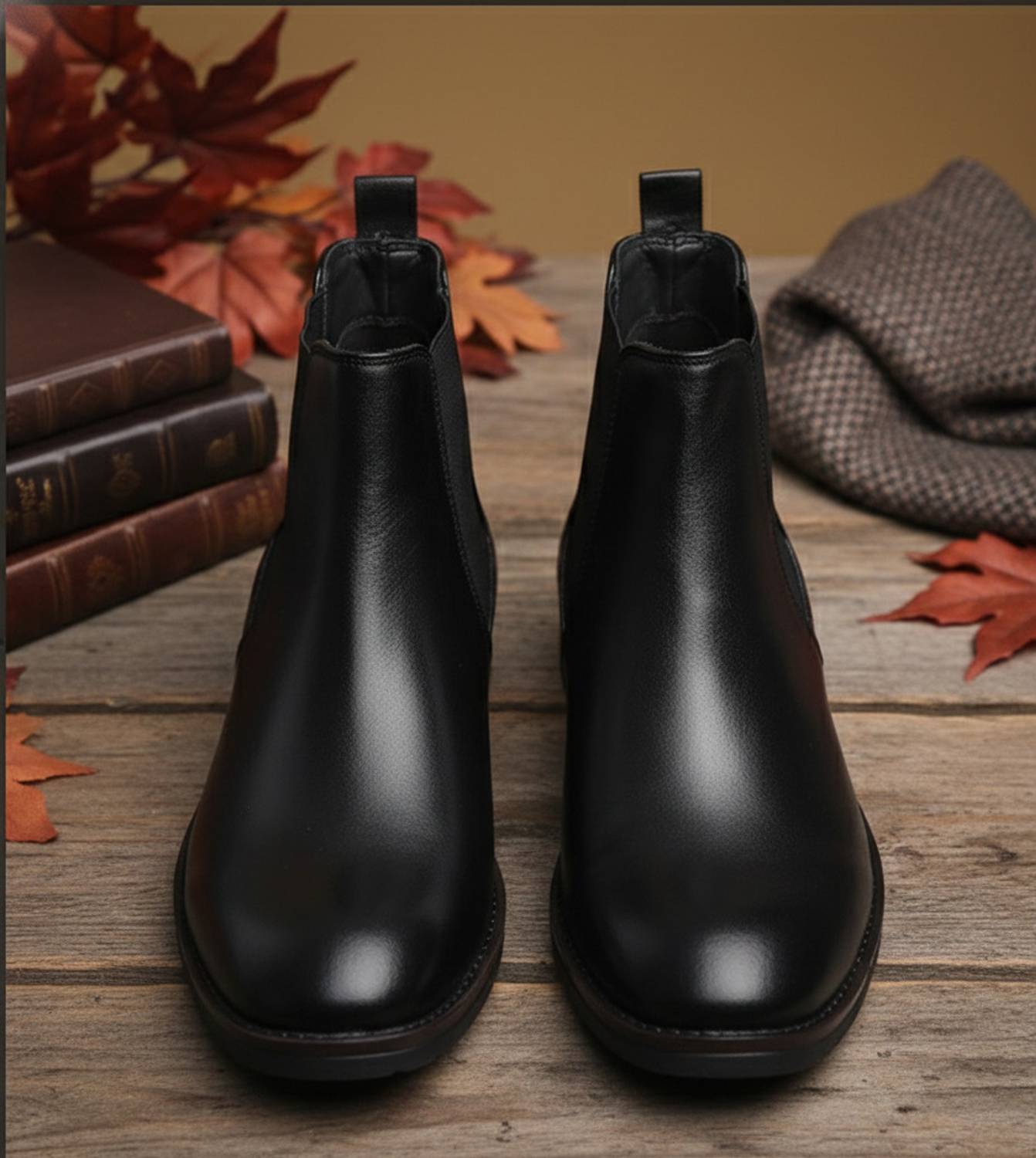 BRANDIGO Men's Black Boots - Image 1