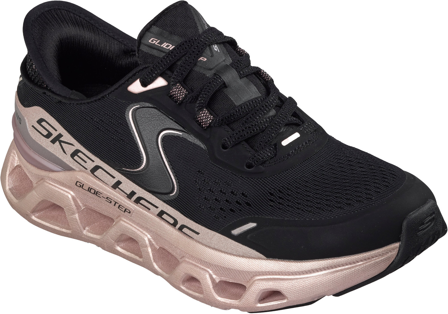 Image of Skechers GLIDE-STEP ALTUS-STARLIGHTT S Sneakers For Women (Black, 6)