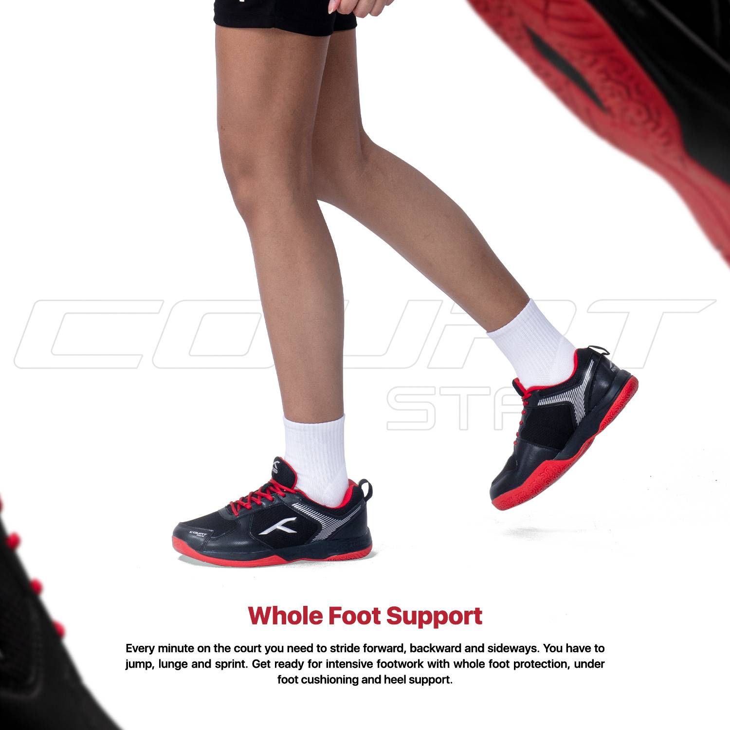 Hundred Court Star Badminton Shoes For Men Multicolor - Image 2
