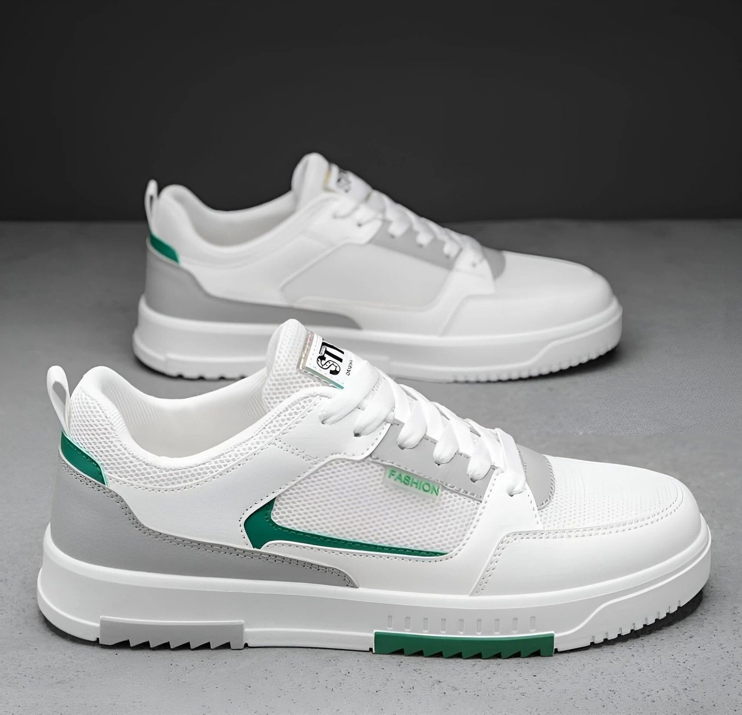 Image of Aeonik Premium White Stylish Casual Sneakers For Men