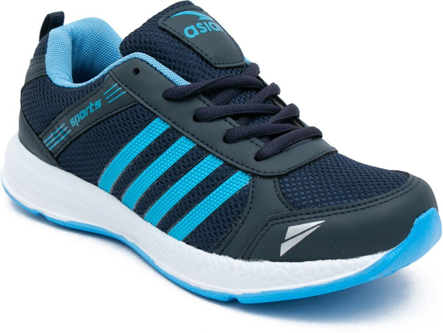 Image of asian Fashion-13 sports shoes for women | Running shoes for girls stylish latest design new fashion | casual sneakers for ladies | Lace up Lightweight blue shoes for jogging, walking, gym & party Running Shoes For Women