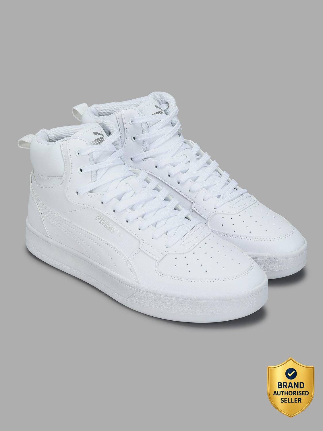 PUMA Caven 2.0 Mid Sneakers For Men White - Image 1