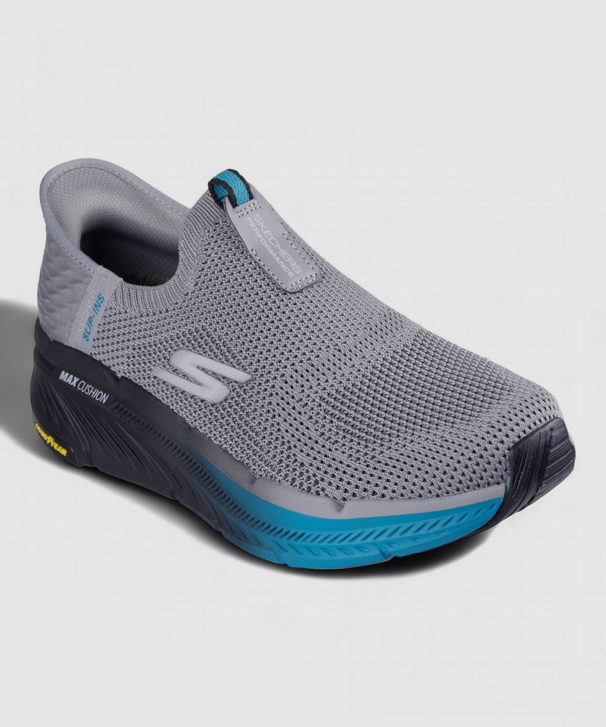 Skechers MAX CUSHIONING PREMIER 2.0 Men's Running Shoes - Gray - Image 4
