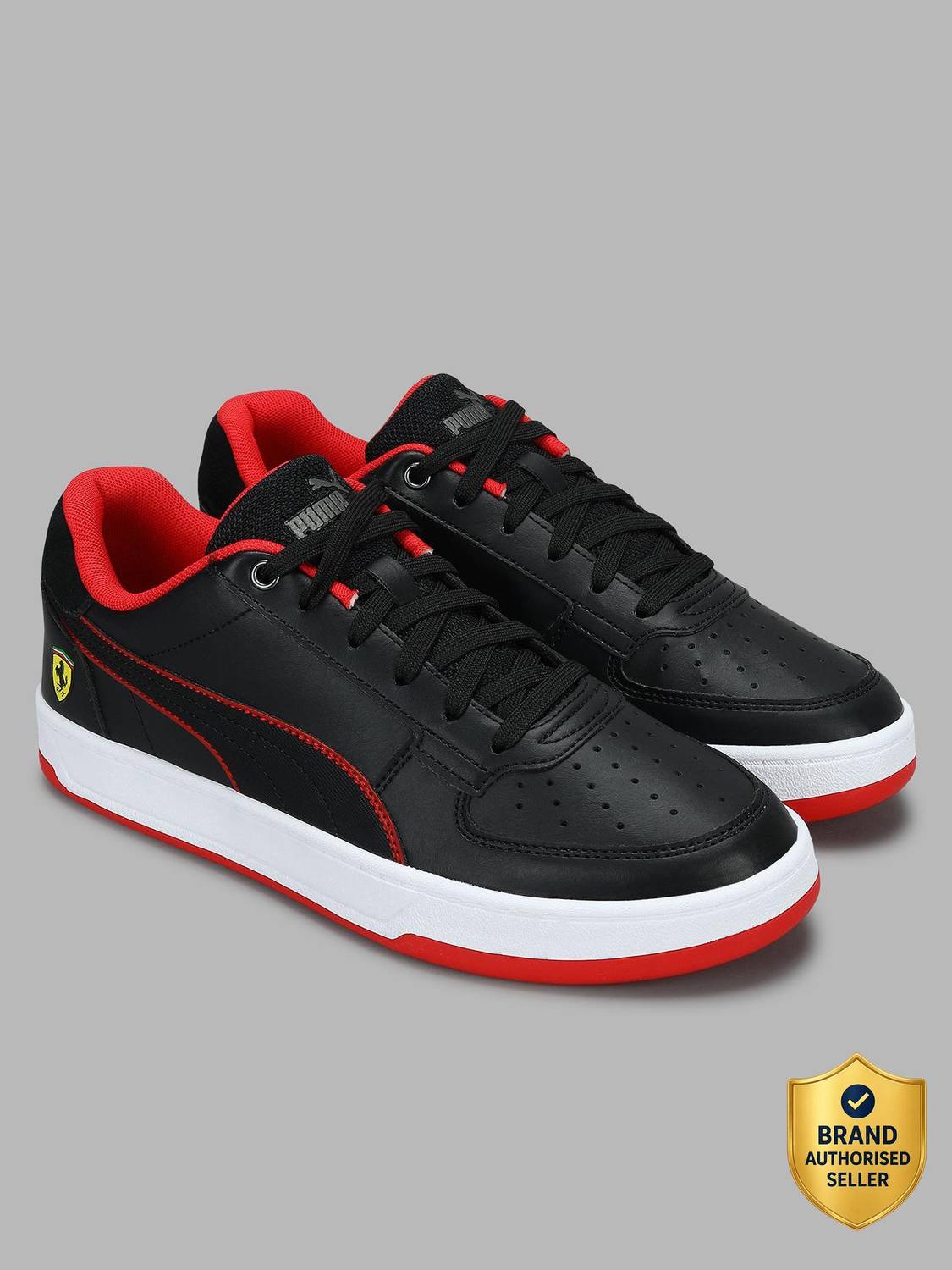 PUMA Ferrari Caven 2.0 Men Black Sneakers - Image 1