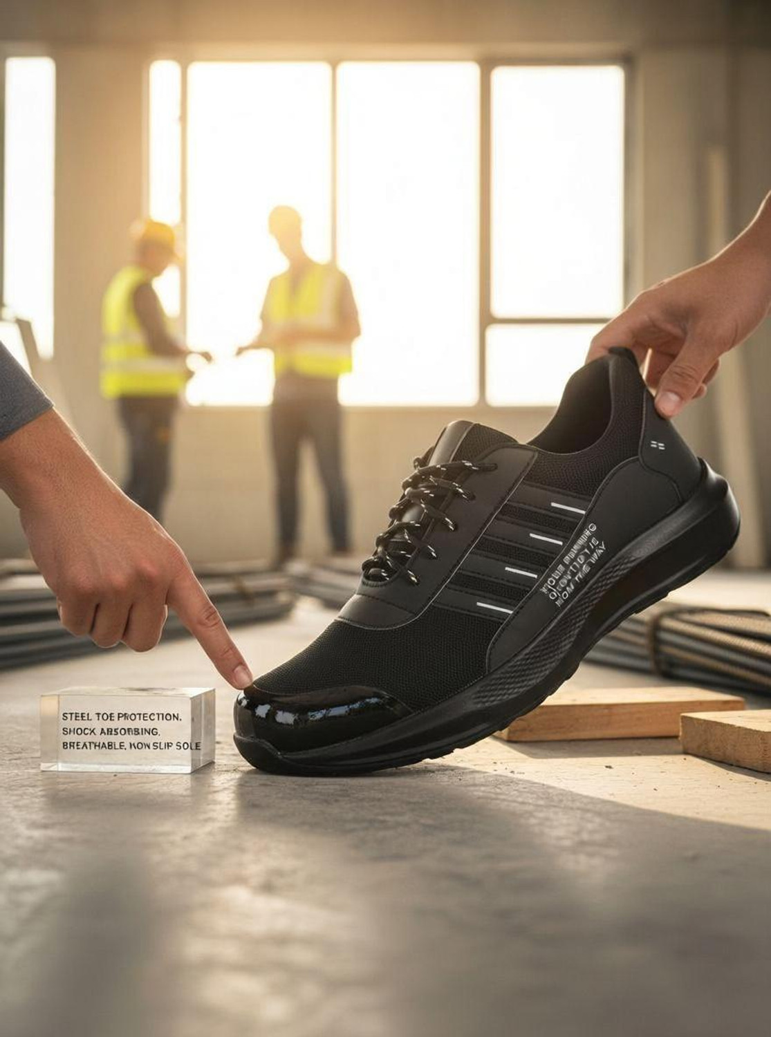 Image of Peclo Steel Toe Safety shoes For Men Outdoors For Men