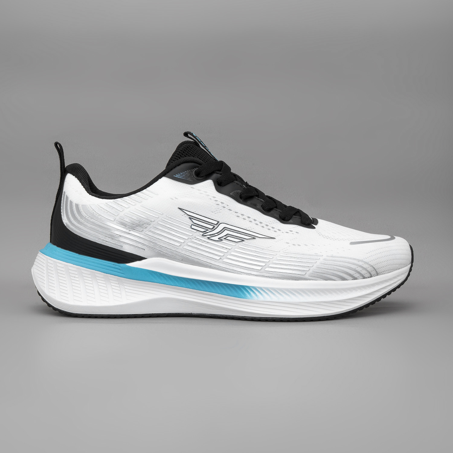 Image of RED TAPE Low Cut Sports Shoes for Men in White Blue | Sports Shoes Walking Shoes For Men
