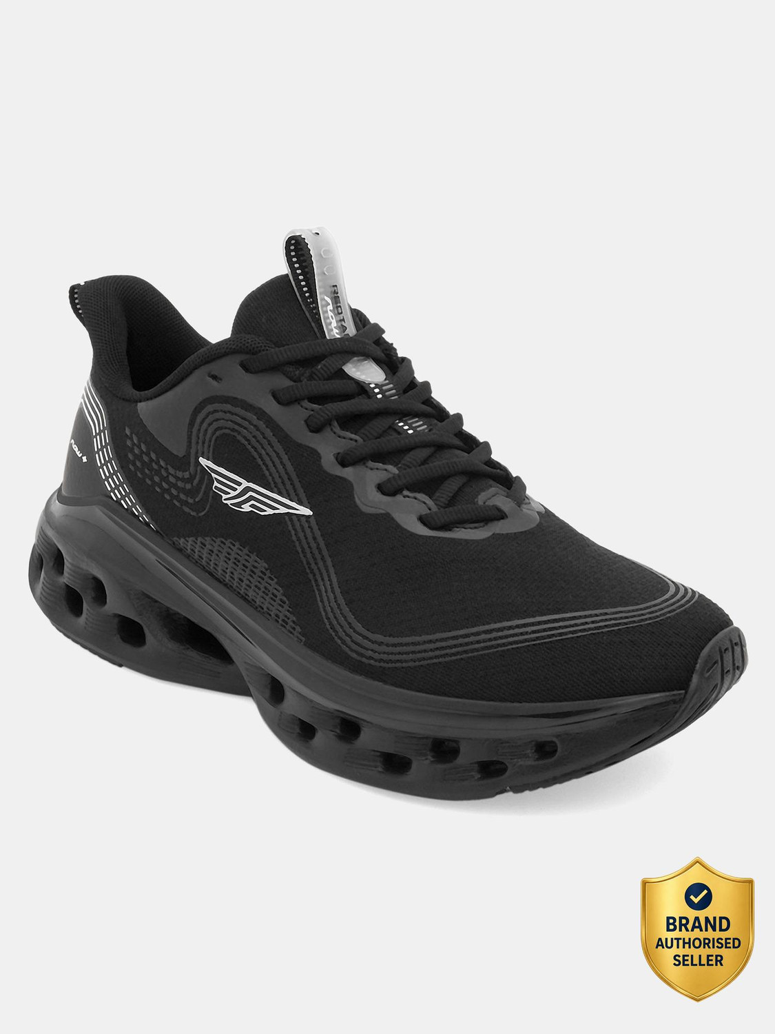 Image of RED TAPE Walking Shoes For Men (Black, 6)