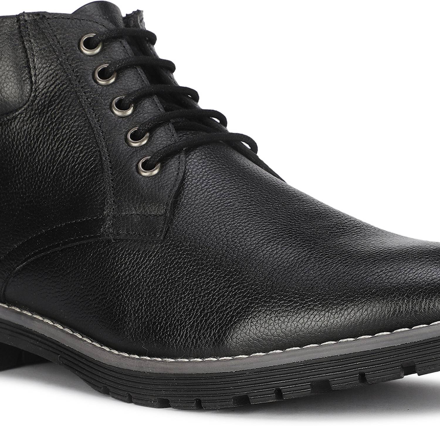 Bata KNOX LEATHER Boots For Men Black - Image 5