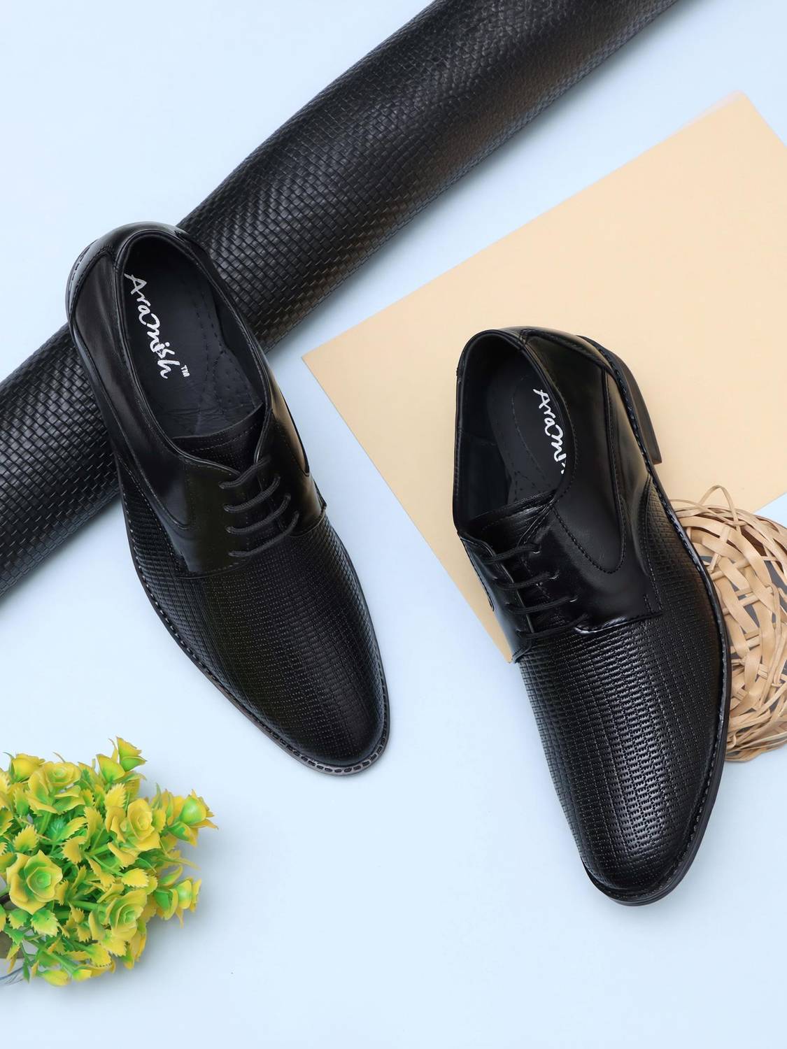Aramish Genuine Leather Formal Lace Up For Men