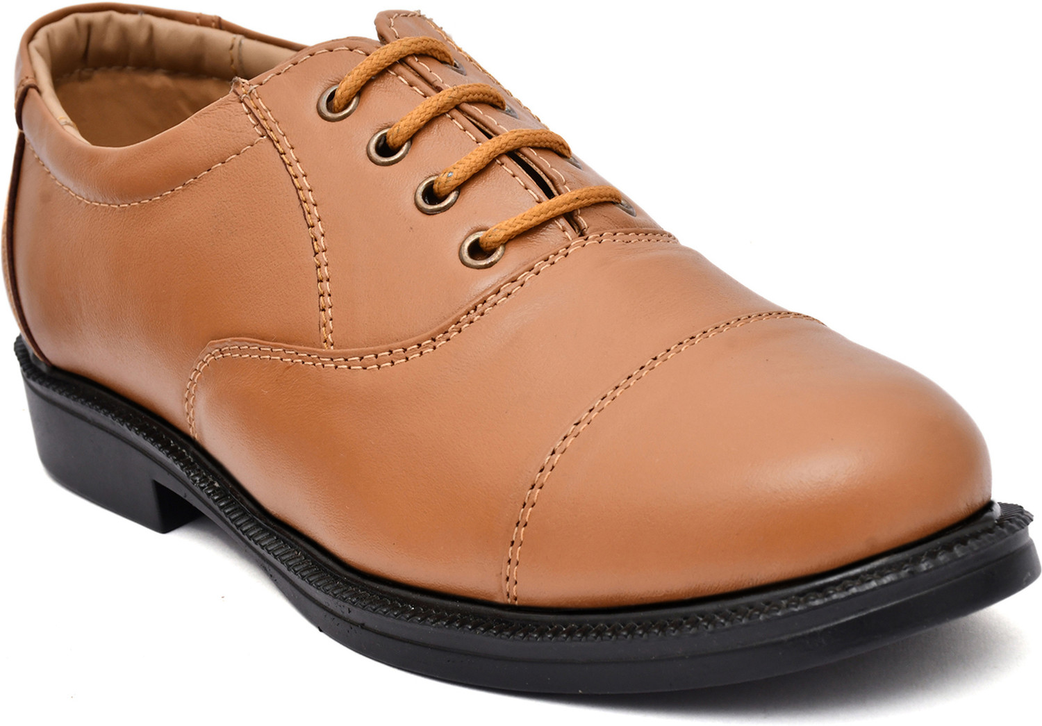 Image of PILLAA Men's Genuine Leather Lace Up Office Formal Oxford Shoes Lace Up For Men