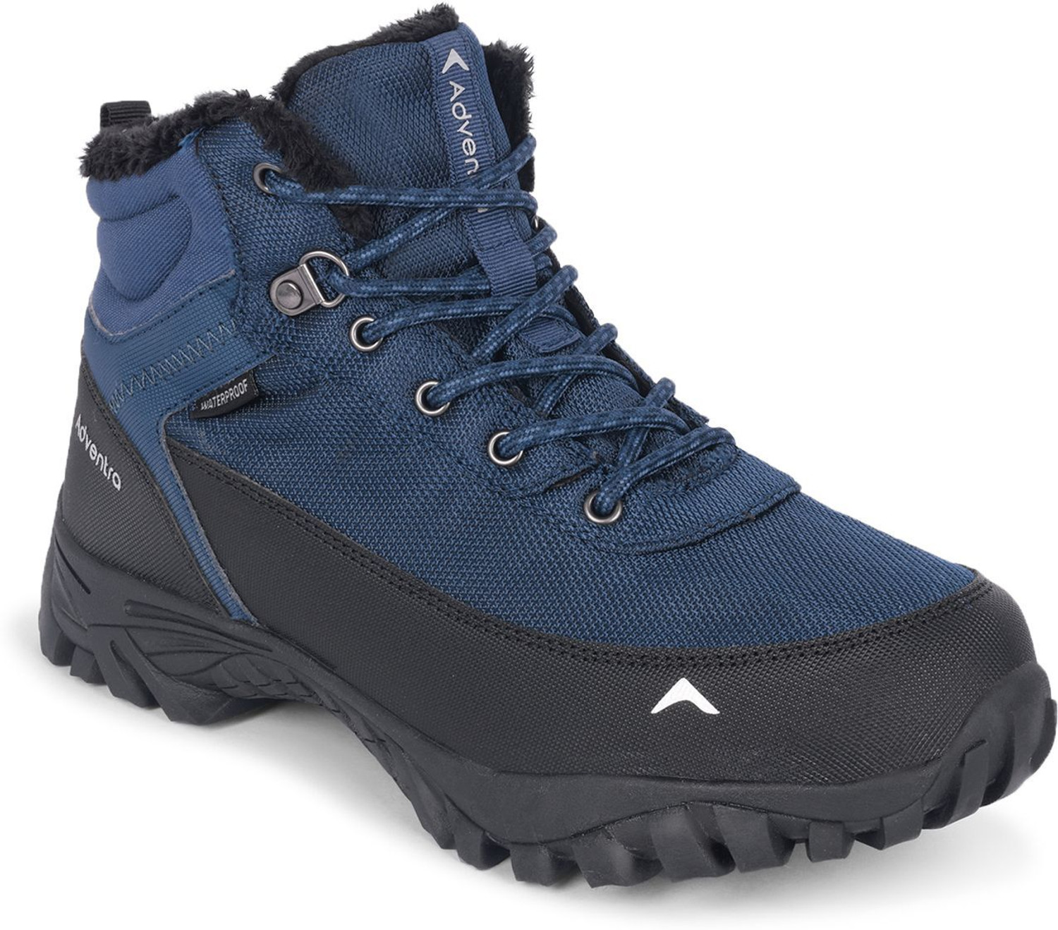 Image of ADVENTRA SPORTS Men's Waterproof Mountain Trekking Hiking Boots, Mid-Top Blue Outdoors For Men