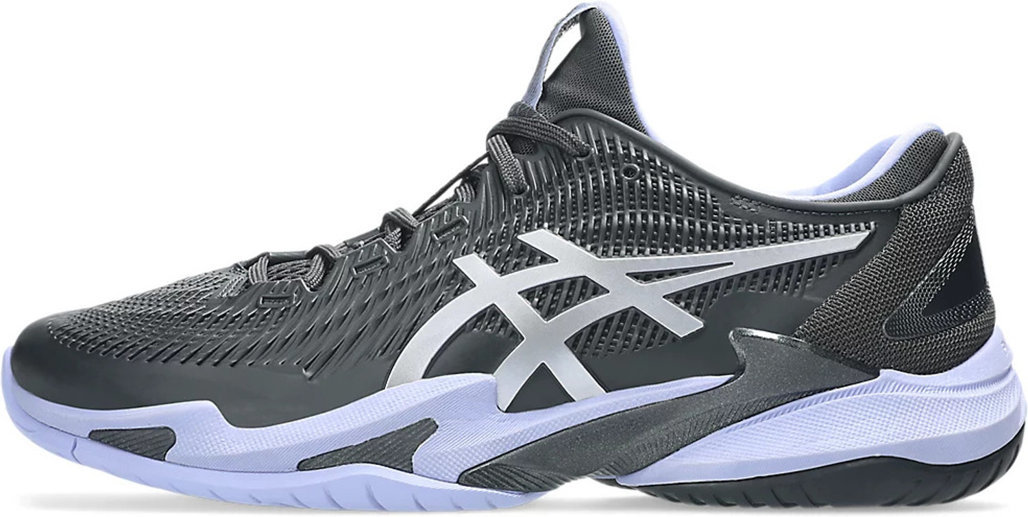 Image of Asics COURT FF 3 NIGHT ENERGY Tennis Shoes For Men (Grey, 8)