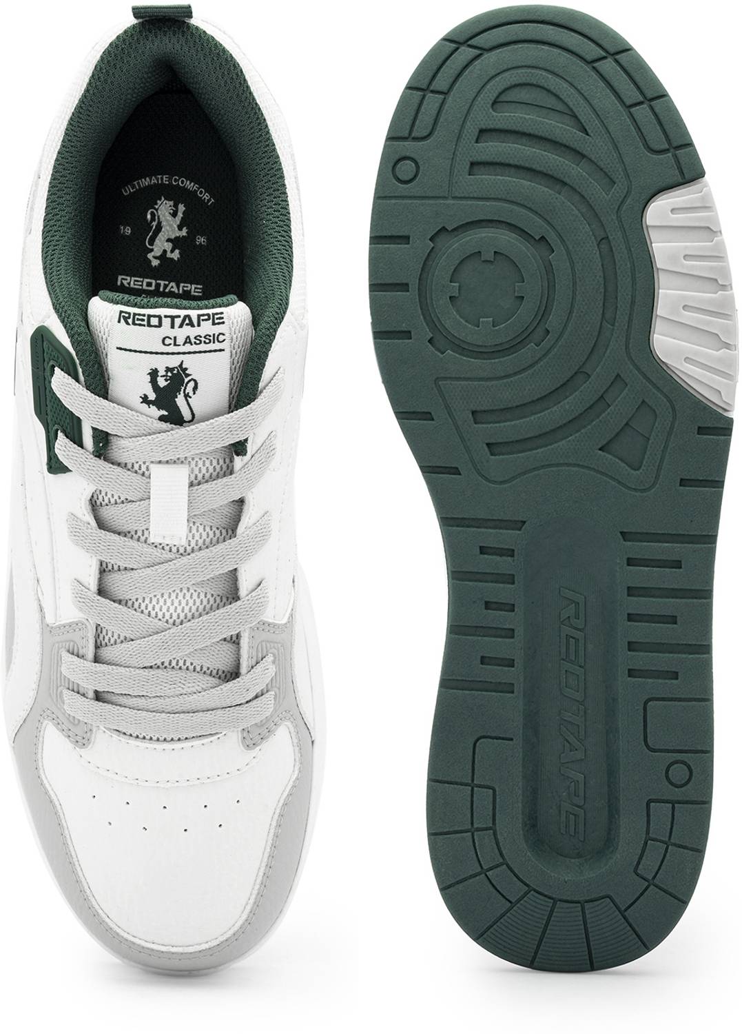 RED TAPE Men's White Low Cut Sneaker - Image 5
