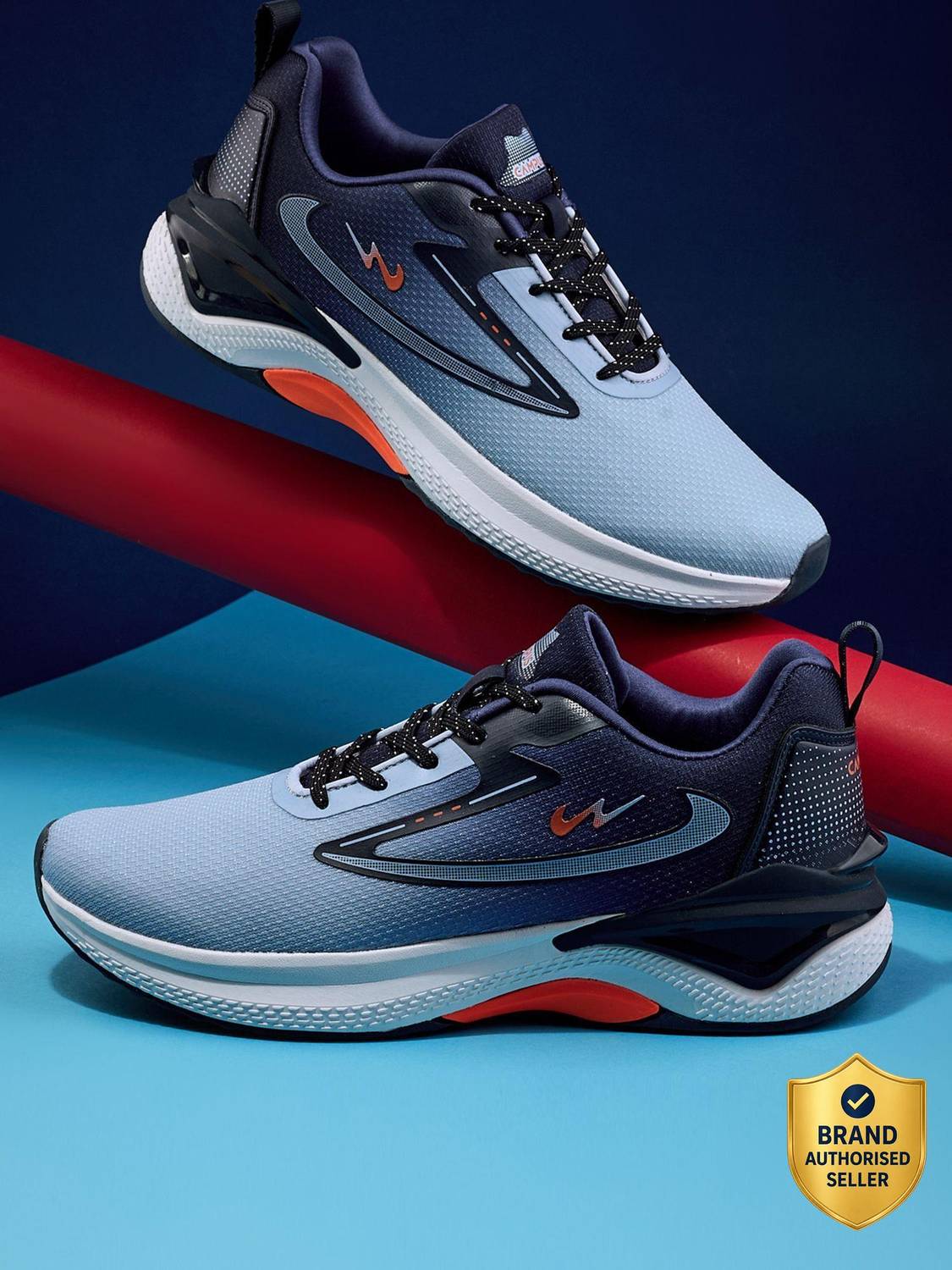 CAMPUS VESPER Men Blue Running Shoes - Image 1