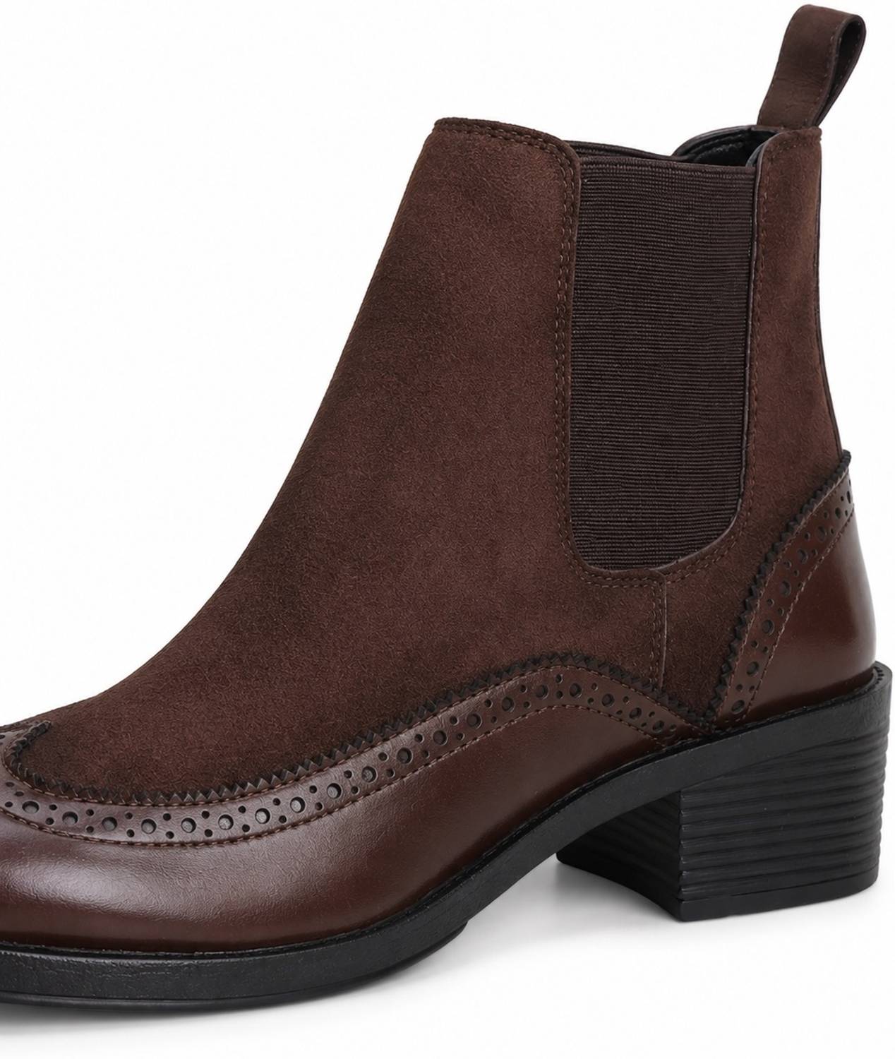 Qismat Men's Brown Party Wear - Image 4