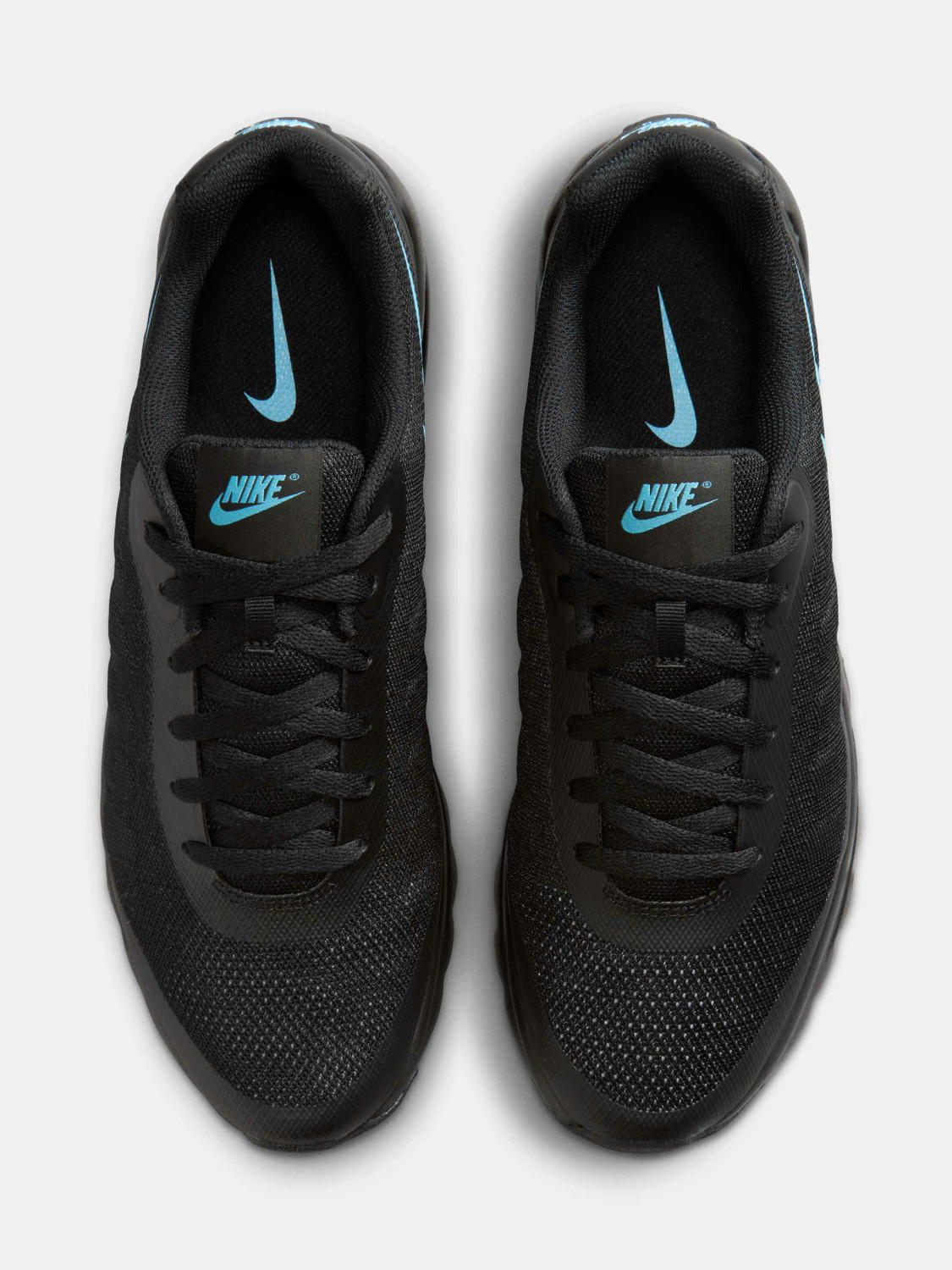 Image of NIKE Air Max Invigor Running Shoes For Men (Black, 6)
